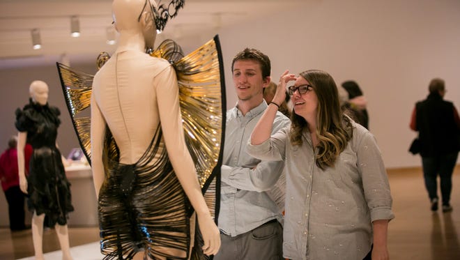 Iris Van Herpen's Transforming Fashion exhibition at the Phoenix Art Museum on Friday, March 2, 2018.