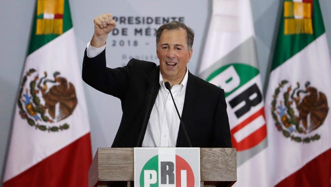Jose Antonio Meade, candidato del PRI a la presidencia de México.