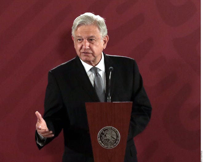 Andrés Manuel López Obrador, presidente de México.