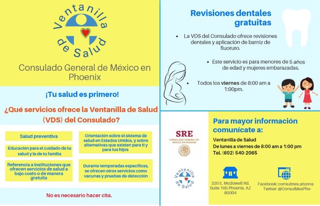 En 2018, la Ventanilla de Salud del Consulado General de México en Phoenix proporcionó información preventiva a más de 16,000 personas y se aplicaron más de 1,000 vacunas durante el periodo invernal.