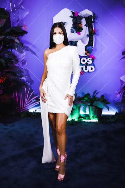 Ana Patricia a su llegada a los Premios Juventud 2020, que se realizaron el jueves 13 de agosto de 2020 en el Seminole Hard Rock Hotel & Casino en Miami Florida.