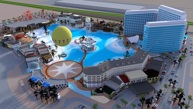 The Glendale City Council approved plans for Crystal Lagoons, Island Resort near the Westgate Entertainment District. The massive water park, surrounded by a hotel, dining, retail and office space and rides, is scheduled to open in late 2022.